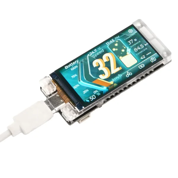 Esp32-S3R8 Bluetooth Wifi Development Board Module Meshtastic Lora Wan Protocol T190 1.9-Inch Tft-Lcd Display