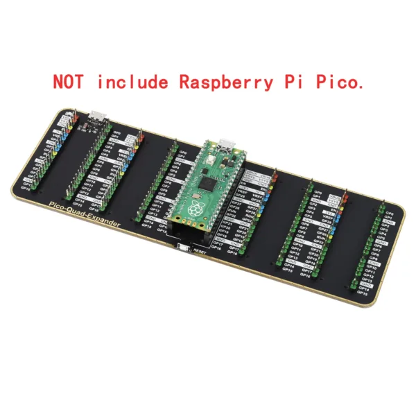 GPIO Headers Expansion Board HAT for RPI RasPi Raspberry Pi PICO 2 W RP2350 Breakout Shield Breadboard Microcontroller Projects