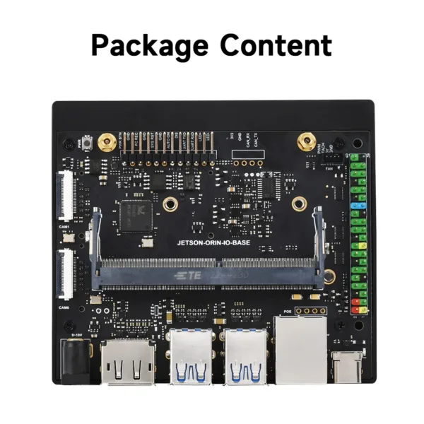 Jetson Orin Nano/NX Development Board Based on Jetson Orin Nano and Jetson Orin NX Module, 5× USB Ports