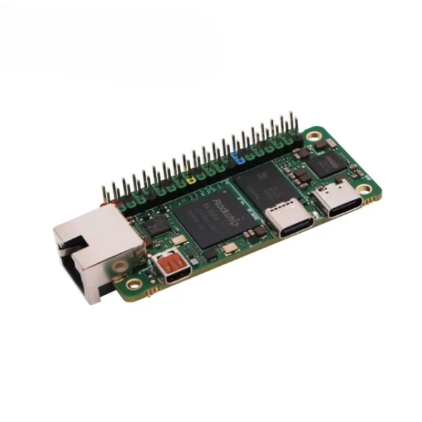 Radxa ZERO 3E RK3566 4-core CPU SBC, GPU, NPU, HDMI with 1080P Output, and Gigabit Ethernet, Single Board with Pin Header