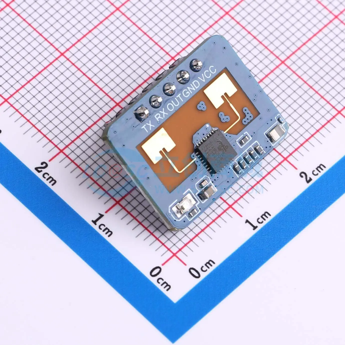 Included HLK-LD2410C radar module — reference photo