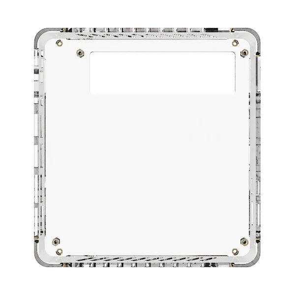 Radxa Orion O6N Clear Case, Acrylic Material, Easy to Assemble